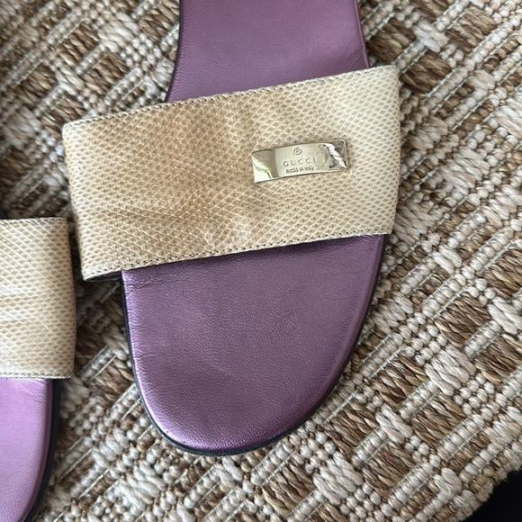 🌷GUCCI SANDALS SIZE 8.5 - Picture 10 of 11